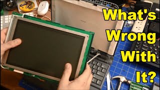 PowerBook 180 Repair: Screen Disassembly to Look at Tunnel Vision