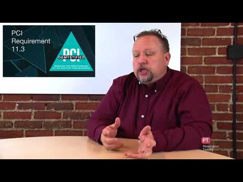 PCI Requirement 11.3 – Implement a Methodology for Penetration Testing
