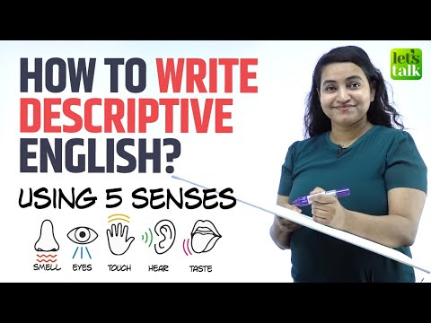 English Writing Tips - How To Write Descriptive English For Essays, Email, IELTS | Creative Writing