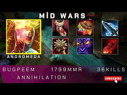 HoN | Mid Wars | Andromeda | BugPeem | 1799 MMR