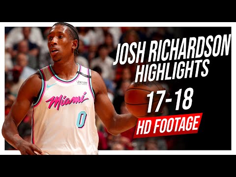 Heat SF Josh Richardson 2017-2018 Season Highlights ᴴᴰ