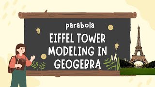 Real Life Applications of Parabola | Eiffel Tower Modeling in GeoGebra