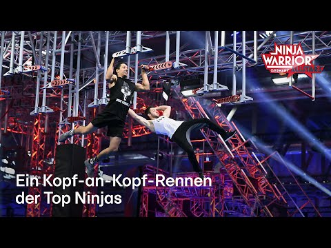 René Casselly vs. Lukas Kilian: Head-to-head race | Ninja Warrior Germany Allstars 2022