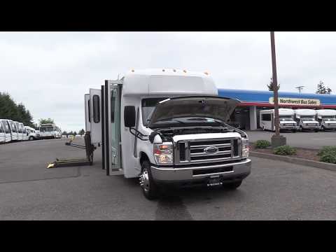 2012 Ford Elkhart 12 Passenger + 2 Wheelchair Shuttle Bus - S94366