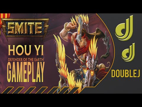 Smite: Hou Yi - Conquest ADC Gameplay - Insert Random HUGE BURST DAMAGE here