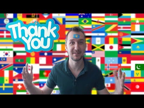 "Thank you" in 50 Different Languages - 10 000 Subscribers Special !!!