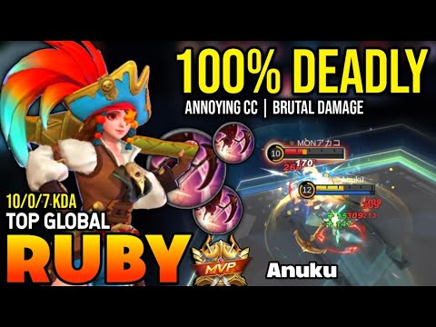 RUBY BEST BUILD 2022 | TOP GLOBAL RUBY GAMEPLAY | MOBILE LEGENDS✓