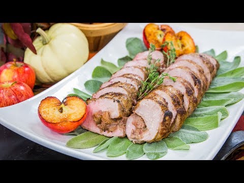 Apple & Date Stuffed Pork Tenderloin - Home & Family
