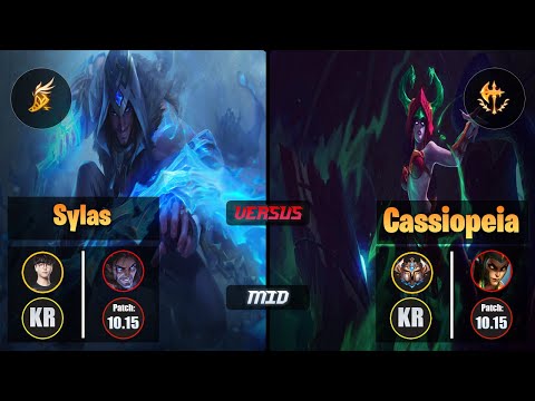 Roach SYLAS (Mid) [Fleet Footwork] VS CASSIOPEIA - Challenger KR Patch 10.15