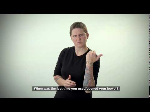 How to Sign Diarrhoea in NZSL