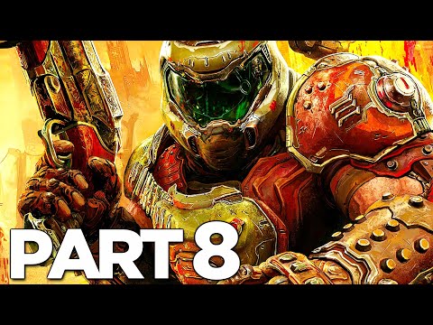 DOOM ETERNAL Walkthrough Gameplay Part 8 - SENTINEL CRYSTAL (FULL GAME)