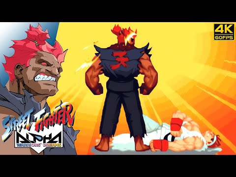 Street Fighter Alpha - Akuma (Arcade / 1995) 4K 60FPS