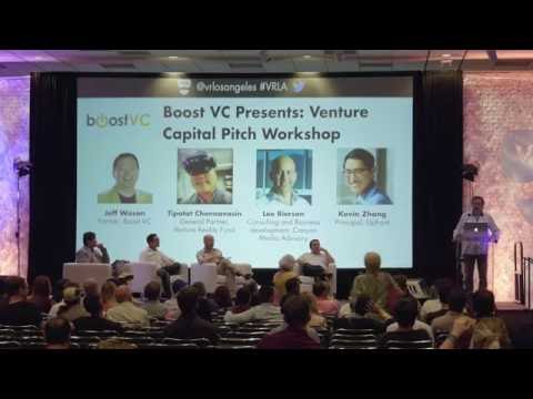 VRLA Summer Expo 2016: Boost VC Presents, Venture Capital Pitch Workshop