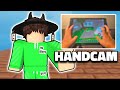 HOW a MOBILE SWEAT Plays With A HANDCAM.. (Roblox Bedwars)