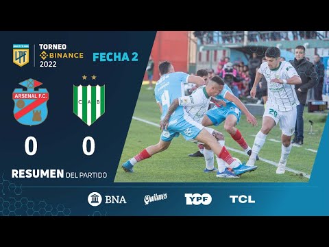 #TorneoBinance | Fecha 2 | resumen de Arsenal - Banfield