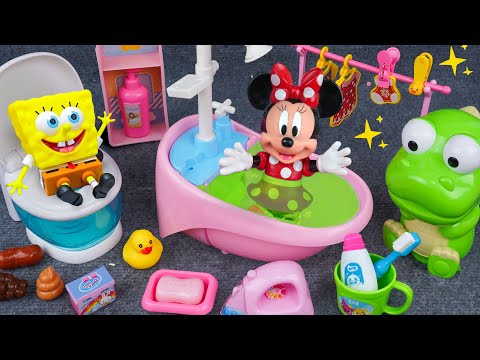 60 Minutes Ultimate Bathtub Toys Playset, Satisfying Unboxing Minnie Mouse Kitchen Set | Tina Review