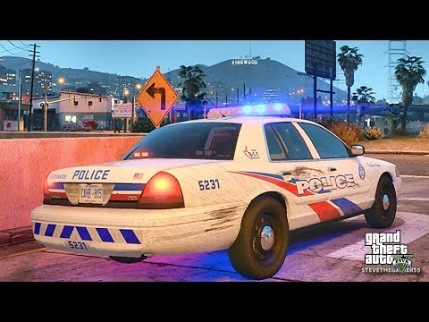 GTA 5 MODS LSPDFR 808 - BY THE BOOKS IS BACK!! (GTA 5 REAL LIFE PC MOD) TORONTO CVPI
