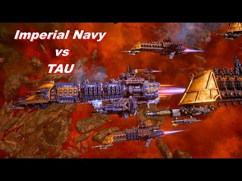 Imperial Navy vs TAU! Rank 185, Heroic Difficulty, 1500 Points - Battlefleet Gothic Armada
