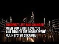 Leo Sayer - The World Has Changed - Karaoke