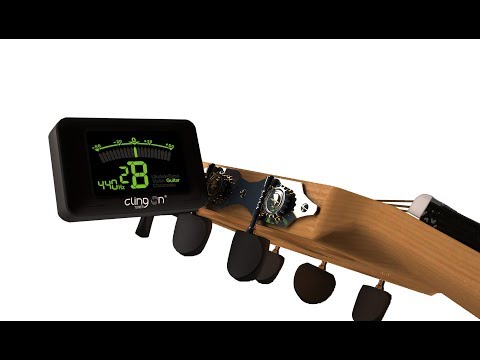 Cling On Tuner® Magnetic Series Official DEMO - Magnetic Tuner for Guitar, Ukulele, and more