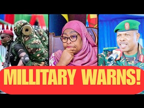 BREAKING NEWS: TENSION HIGH IN TANZANIA AS THE  MILLITARY GIVES 48 HRS ULTIMUTUM!!