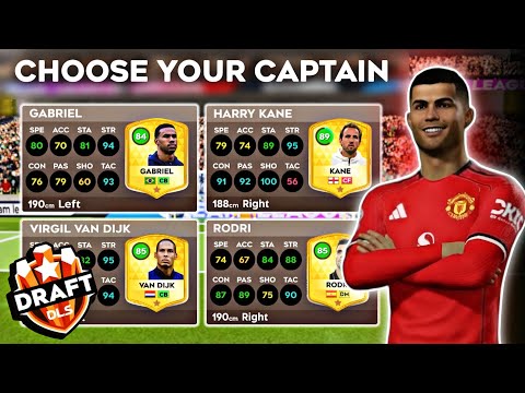 Playing Dream Draft with a strong squad in DLS 26
