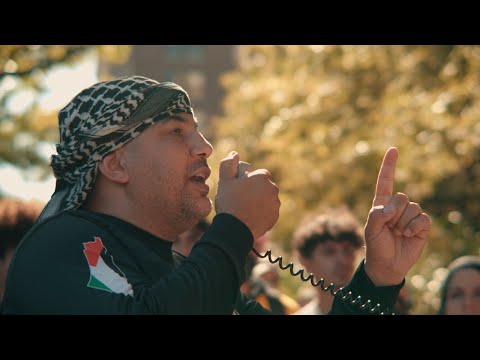 Jordan Vaughan at All Eyes on Palestine Rally Against Media Suppression of Palestinian Resistance_#50