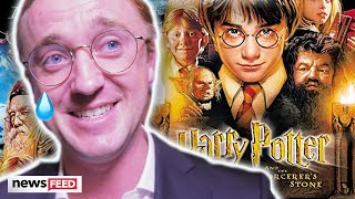 Tom Felton Gets CHOKED UP Watching 'Harry Potter & The Sorcerer's Stone'