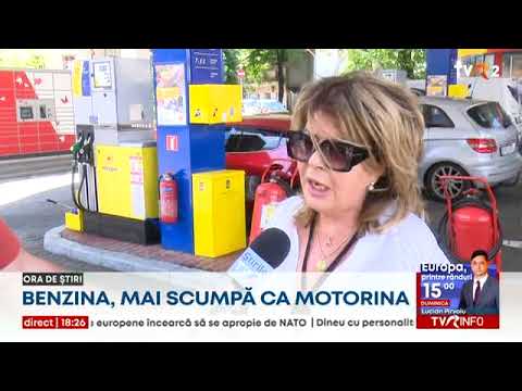 Benzina, mai scumpă ca motorina