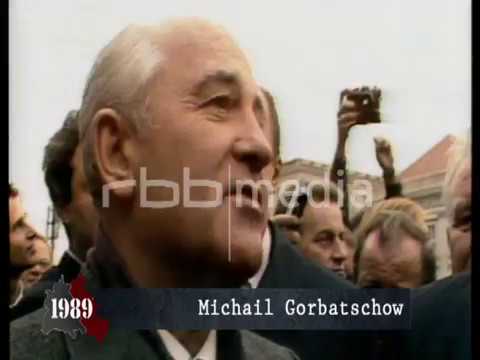 Gorbatschow beim 40. Jahrestag der DDR, 7. Oktober 1989