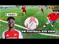 Saka Right Wing POV Play GoPro Football