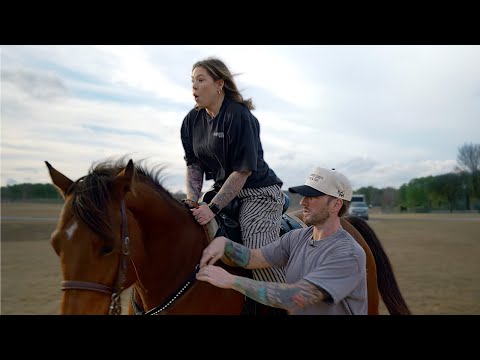 Matt Mathews Teaches Kail Lowry How to Ride a Horse... It Went HORRIBLY Wrong