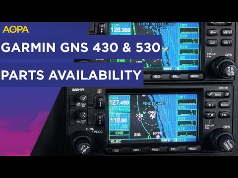 Talking to Garmin about GNS 430 & 530 parts availability