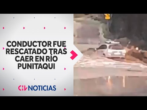 IMPACTANTE: Conductor fue rescatado tras caer con su vehículo en río Punitaqui - CHV Noticias