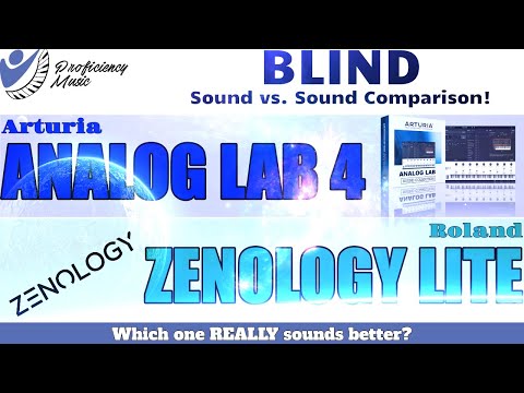 Arturia ANALOG LAB 4 vs Roland ZENOLOGY Lite: BLIND Sound vs Sound Comparison!