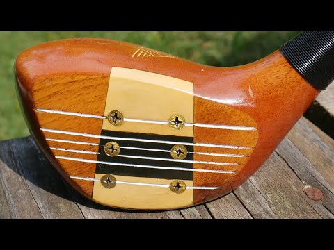 1954 MacGregor M09 LFF Jumbo Deep Face Persimmon Driver - The Vintage Golfer