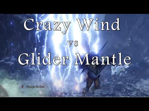 Crazy Wind vs Glider Mantle | MHW Iceborne | Hoarfrost Reach