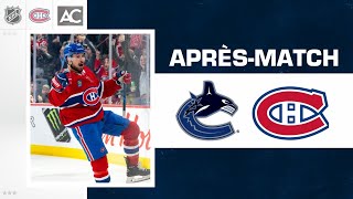 Après-match Canadiens - Canucks