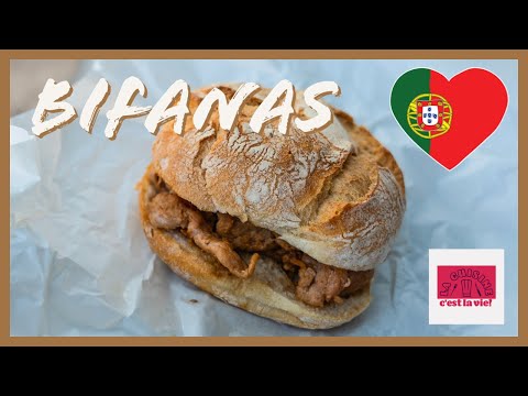 Bifanas🇵🇹 bifanas est un petit sandwich typique du Portugal