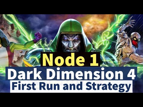 Dark Dimension 4: Node 1 - One Shot First Attempt! | DD4 Guide | Marvel Strike Force - Free to Play