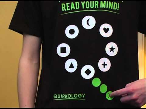 The World's First Mind Reading Tee Shirt!