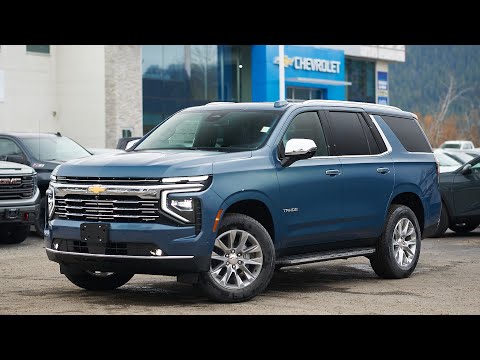 2026 Chevrolet Tahoe 4WD 4dr Premier in Blue for sale at Salmon Arm Chevrolet Buick GMC in Salmon Arm, BC