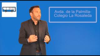 Línea 15 EMT Avenida de la Palmilla-Colegio de la Rosaleda. Parada 1504