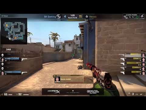 MODDII 3k to secure the second pistol round Mirage. SK vs Heroic. HD