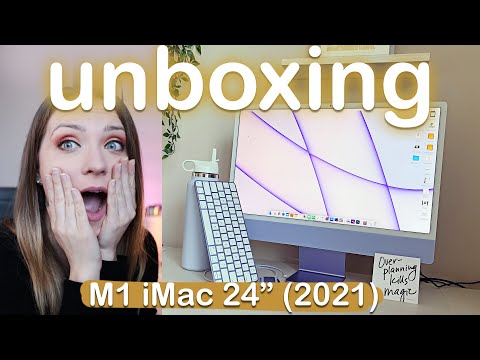 Purple M1 iMac 2021 UNBOXING and First Impressions (Disappointed?)