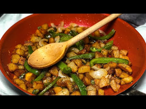 Potatoes Peppers and Onions recipe - Home Fries recipe