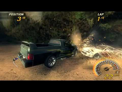 Let's Play: FlatOut 2 (4WD Playthrough): Part 26: Canyon At The Canyon