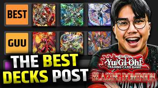 THE BEST YUGIOH DECKS POST BLAZE OF DOMINION