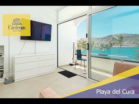 SOLD - Apartment , seafront in Curamarina II, Playa del Cura, Gran Canaria with sea view