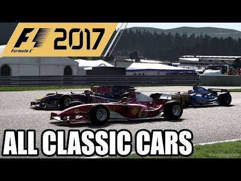 F1 2017 All Classic Cars Gameplay